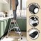 Wrightmaster 3.4 ft. Metal Lightweight Step Ladder, 8 ft. Reach, with Safety Lock Design 900 lb. Load Capacity ZOR-WK-3BW-DF - alternate 3