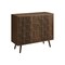 Monarch Specialties Accent Chest, 36-in. Wide, 2 Door Cabinet, Storage, Decorative, Dark Walnut Laminate, Mid Century I 2789 - alternate 1