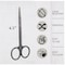 A2Z Scilab Scissors Iris Straight, 4.5 Inch A2Z-ZR1102 - alternate 6