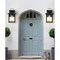 Jonathan Y Bungalow 6.75" 1-Light Iron/Seeded Glass Rustic Traditional Lantern LED Outdoor Sconce, Black, 2PK JYL7608A-SET2 - alternate 7