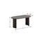 Homeroots 67" Walnut Solid Wood Double Pedestal Base Oval Dining Table 721144 - alternate 3