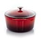 Megachef 7 Quarts Oval Enameled Cast Iron Casserole in Red MG-CO33AR - alternate 9
