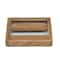 Homeroots Traditional Solid Teak Wall Mount Soap Dish 475842 - alternate 6