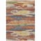 Homeroots 3' X 5' Orange Green And Gold Abstract Washable Indoor Outdoor Area Rug 612539 - alternate 3