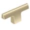 Amerock Riva 2-1/2 in 64 mm Length Golden Champagne Cabinet Knob BP55361BBZ - alternate 1