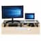 Eaton Tripp Lite Series Extra-Wide Dual-Monitor Riser for Desk, 39 x 10 in. - Wood, Black MR4010 - alternate 6