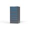 Strong Hold 11 drawer cabinet - (4x 2ft, 4x 4ft, 2x 5ft, 1x 9ft) - Blue accents - Keyed Alike S3060-PPAAS-1102FS - alternate 3