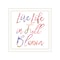 Homeroots Live Life in Full Bloom White Framed Print Wall Art 529915 - alternate 1