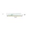 Homeroots 18 Mouth Blown Rectangular Edge Gold Leaf Serving Platter Or Tray 375748 - alternate 3