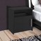 Homeroots 23" Black Wood Nightstand 543676 - alternate 4