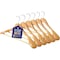 Lifemaster Solid Wooden Hanger Set, Non-Slip, 360 Deg Swivel Hook, Space-Saving, 10PK LMSUWD10 - alternate 1