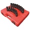 Sunex 1/2 in Drive Metric 12 Point Standard Universal 15-Piece Impact Socket Set 2855 - alternate 1