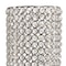 Homeroots 25" Clear And Silver Faux Crystal And Metal Table Vase 628113 - alternate 4