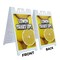 Signmission Lemon Shake Ups, A-Frame & 2 Decals Installed, Heavy-Duty Plastic Frame SBHD-D-2436-Lemon Shake Ups - alternate 3