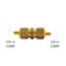 Proline Series Brass 3/8-in COMP x 3/8-in COMP Union CP-110NLB - alternate 2