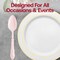 Smarty Had A Party Pink Baroque Disposable Plastic Dinner Spoons, 480PK 8330-PNK-CASE - alternate 4
