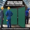 Vevor Welding Screen with Frame 3 Panel 6' x 6' Welding Curtain Screen 12 Wheels XU-2316 - alternate 3
