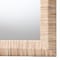 Bali & Pari Adino Bohemian Woven Natural Grasscloth Rectangle Accent Mirror 255-14038-ZORO - alternate 3