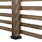 Sunjoy Newville 10.1ft x 21.6ft FSC Wood Carport, Privacy Wall, Rain Gutter, Outdoor Cedar Gazebo Pavilion A110001120 - alternate 3