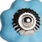 Homeroots Set of Twelve Blue And Silver Ceramic Drawer Pull Knobs, 12PK 321674 - alternate 3