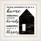 Homeroots Set Of Two House or Blessing White Framed Print Wall Art, 2PK 407479 - alternate 3