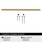 Amerock Bar Pulls 8-13/16 inch 224mm Center-to-Center Champagne Bronze Cabinet Pull BP40521CZ - alternate 3