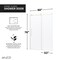 Anzzi Madam Series 60'' by 76'' Frameless Sliding Shower Door in Brushed Gold W/Clear Glass SD-AZ13-02BG - alternate 5