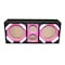 Deejay Led Two 8-in Woofers plus Two Tweeters Pink Empty Chuchera Speaker Enclosure D8T2PINK - alternate 5