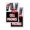 Signmission Prepaid Cell Phones, A-Frame & 2 Decals Installed, Heavy-Duty Plastic Frame SBHD-D-2436-Prepaid Cell Phones - alternate 4