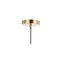 Jonathan Y Colin 9.75" Adjustable Iron/Glass Retro Hurricane LED Pendant, Brass Gold JYL6120A - alternate 10