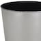 Homeroots 7in Silver Recycled Plastic Indoor Outdoor Round Pot Planter 488229 - alternate 3