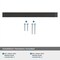 Amerock Premise 6-5/16 inch (160mm) Center-to-Center Matte Black Cabinet Pull, 25PK 25VMP36846FB - alternate 4