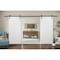 Sartodoors Double Barn Interior Door, 48" x 80", White QUADRO4115DB-WS-48 - alternate 1
