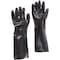 Xpose Safety 18in Chemical Resistant Gloves, 3 Pairs, PVC Coated, Lined, Acid/Oil/Alkali Protection, 3PK YP1800-3-X - alternate 1