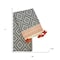 Homeroots 39" X 71" Gray and Orange Cotton Geometric Turkish Towel Throw Blanket with Tassels 521296 - alternate 5