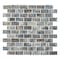 Andova Tiles Zalo 1-in. x 2-in. Brick Joint Glass Wall & Floor Mosaic Tile (1 Square Feet Per Sheet) ANDZAL611 - alternate 6