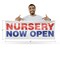 Signmission Nursery Now Open, 18 Inch x 48 Inch, Vinyl Banner B-30767 - alternate 3