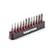 Tekton 4 mm Phillips/Slotted Bit Set with Rail, 12-Piece, P000-P2, 0.8-4 mm DZZ92001 - alternate 1