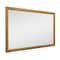 Homeroots 40" Natural Solid Wood Framed Mounted Accent Mirror 605306 - alternate 3