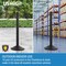 Us Weight ChainBoss Stanchion with 10 ft of Black Plastic Chain Ft. SunShield UV Protection, Fillable Base, 6PK U2203PK6 - alternate 3