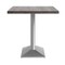 Flash Furniture Bennett 30 in x 48 in Solid Wood Indoor Tabletop, Dark Brown with 27 in x 15 in Silver GSF-REC3048-DKBRN-TB002S-GG - alternate 5