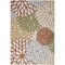 Homeroots 4' X 6' Ivory Green And Blue Indoor Outdoor Area Rug 527608 - alternate 5