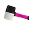 The Original Pink Box 16oz Rubber Mallet, Double Faced, Non-Marking Side with Fiberglass Handle and Comfort Grip, Pink PB16RM - alternate 3