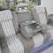 Global Furniture Usa Contemporary U8000 Grey Power Reclining Sofa W/Power Headrest, Dropdown Table W/ Wood Trim & Reading Light, & Led Light U8000-GREY-PRS W/ PHR DDT WC + LED - alternate 3