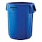 Rubbermaid Commercial BRUTE 55 gal Round Heavy Duty Plastic Can, Blue, None, Plastic, Not Applicable 1779732 - alternate 1