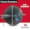 Mitchell Metal 6" Round HVAC Duct Damper, 30 Gauge Galvanized Steel Airflow Control Plate MM-9156 - alternate 3