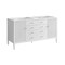 James Martin Vanities Myrrin 60" Double Vanity, Bright White, w/ 3 CM Tajnar Eclos Top w/FreePower Wireless Charger 485-V60D-BW-FTJR - alternate 6