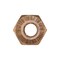 Auveco Brass Hose Barb 5/16in To Female Pipe 1/4in Adapter, 5PK 438 - alternate 2
