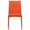 Leisuremod Weave Mace Indoor/Outdoor Dining Side Chair, Orange MC19OR - alternate 2