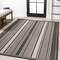 Jonathan Y Haynes Modern Double Stripe Black/Cream 3 ft. x 5 ft. Indoor/Outdoor Area Rug SMB202B-3 - alternate 3